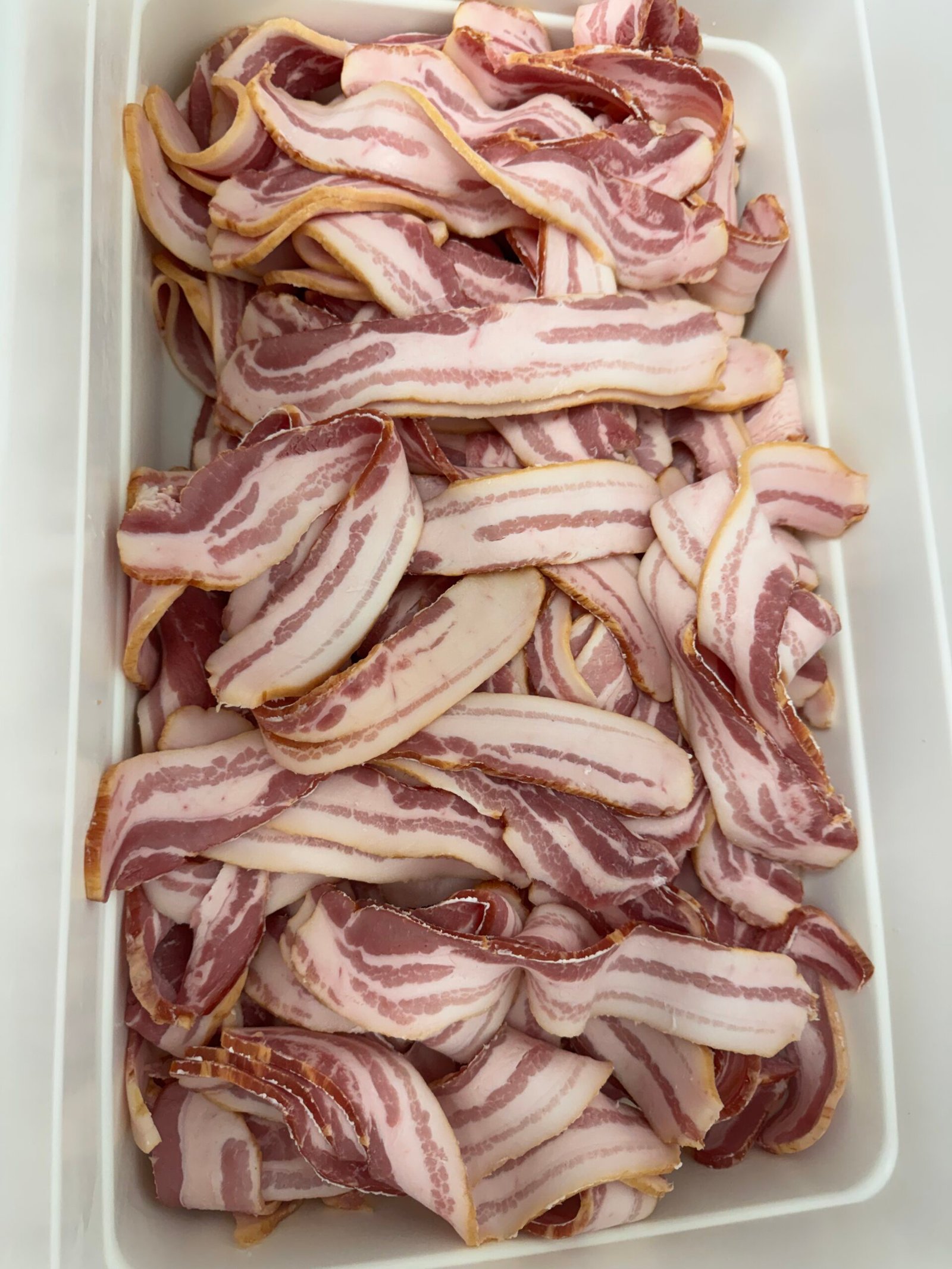 locally smoked bacon from Roebuck butcher